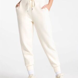 NWT Calia soft scuba sweat pant jogger cream women’s large new